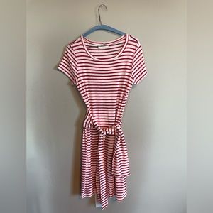 Striped t-shirt dress